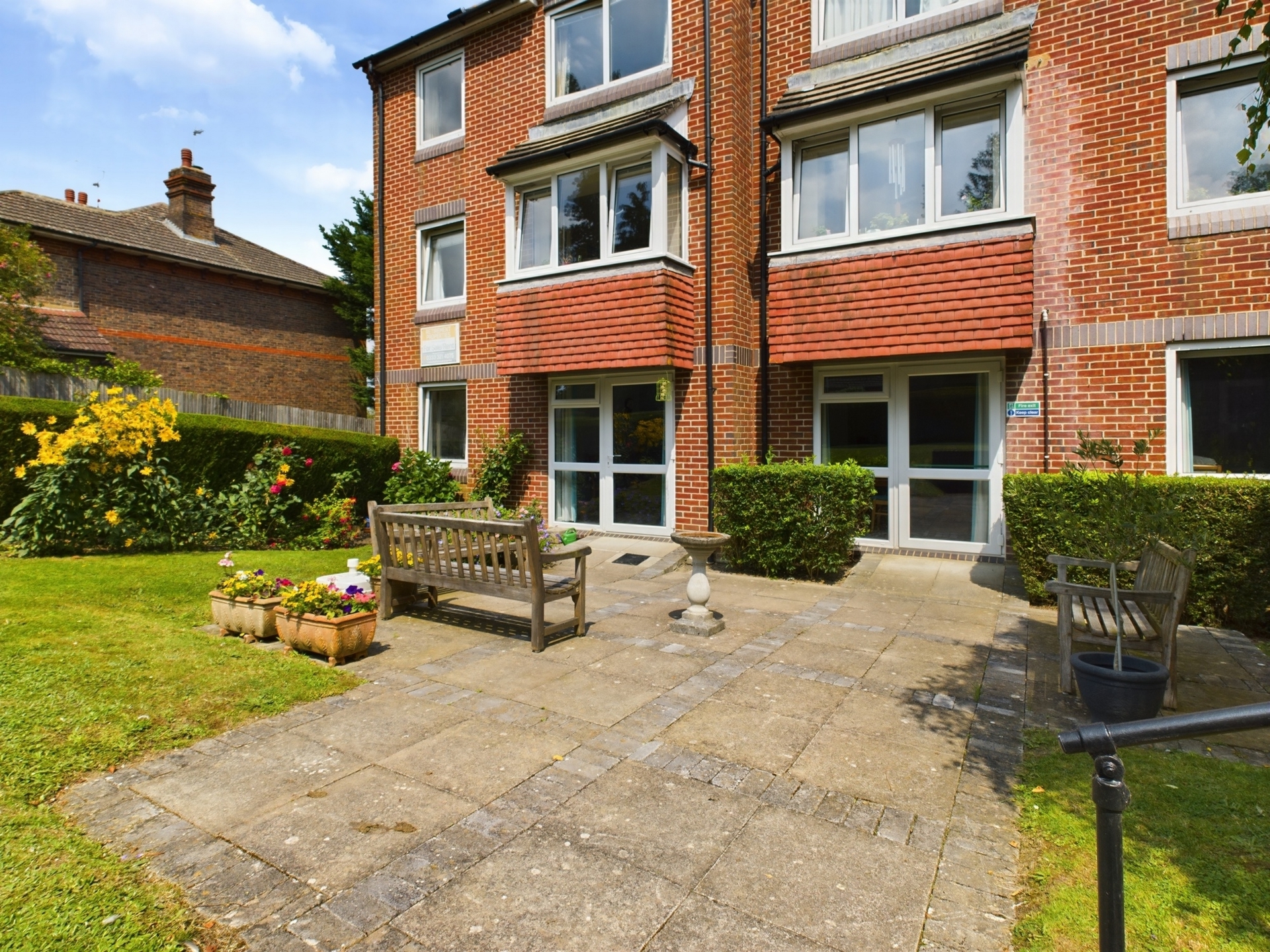 Communal patio