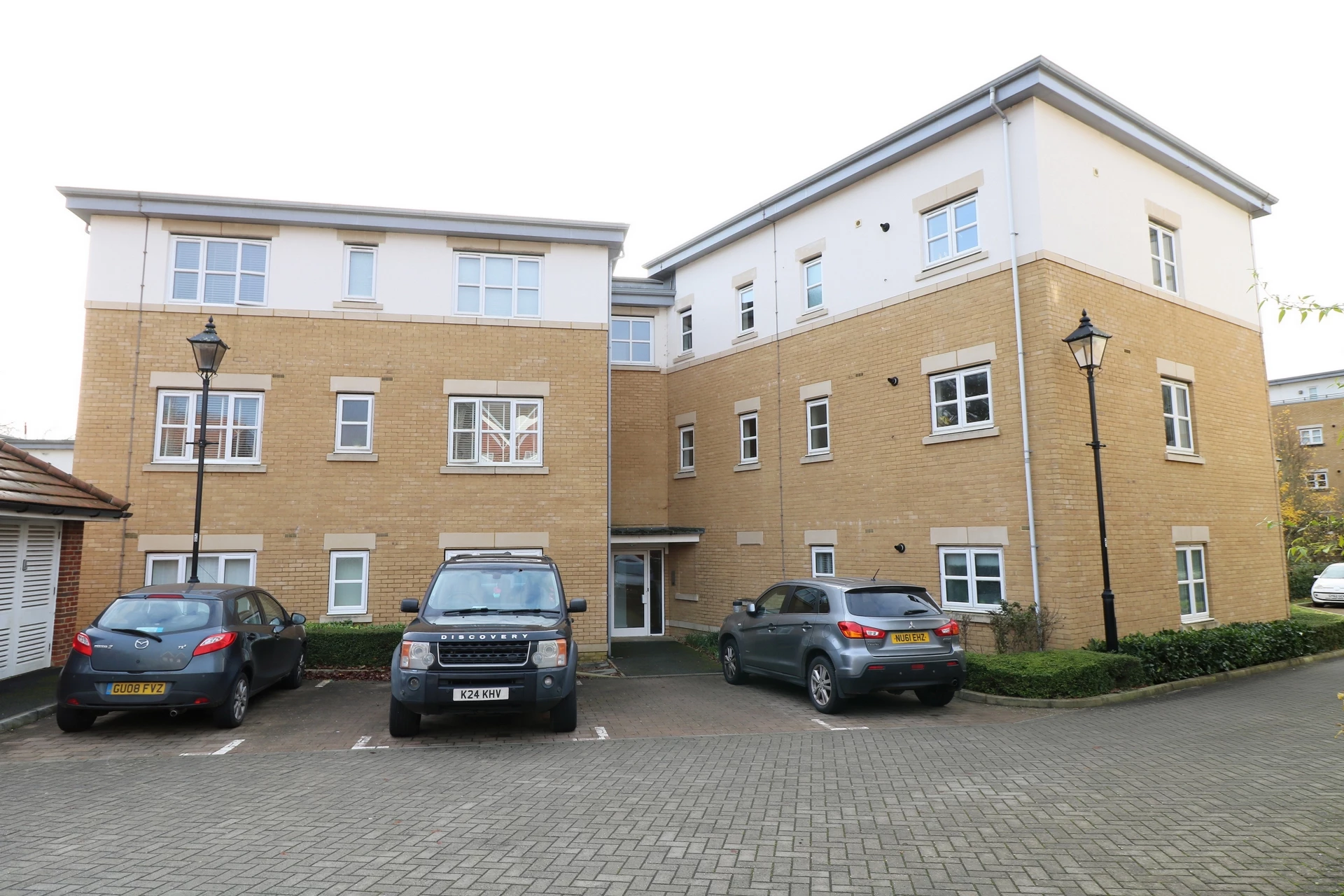 Rear of block