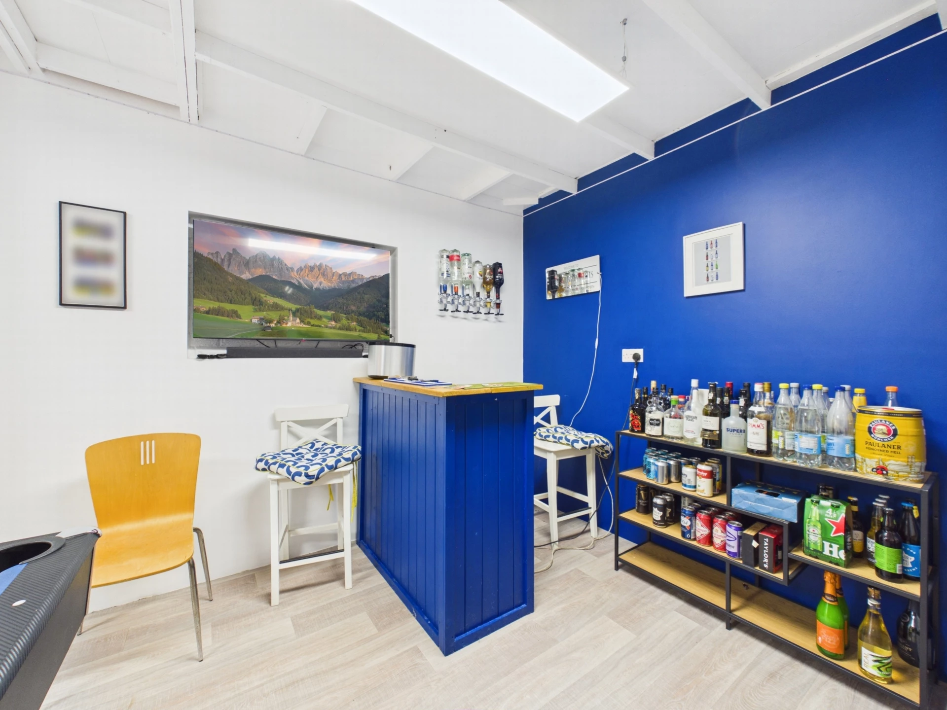bar area