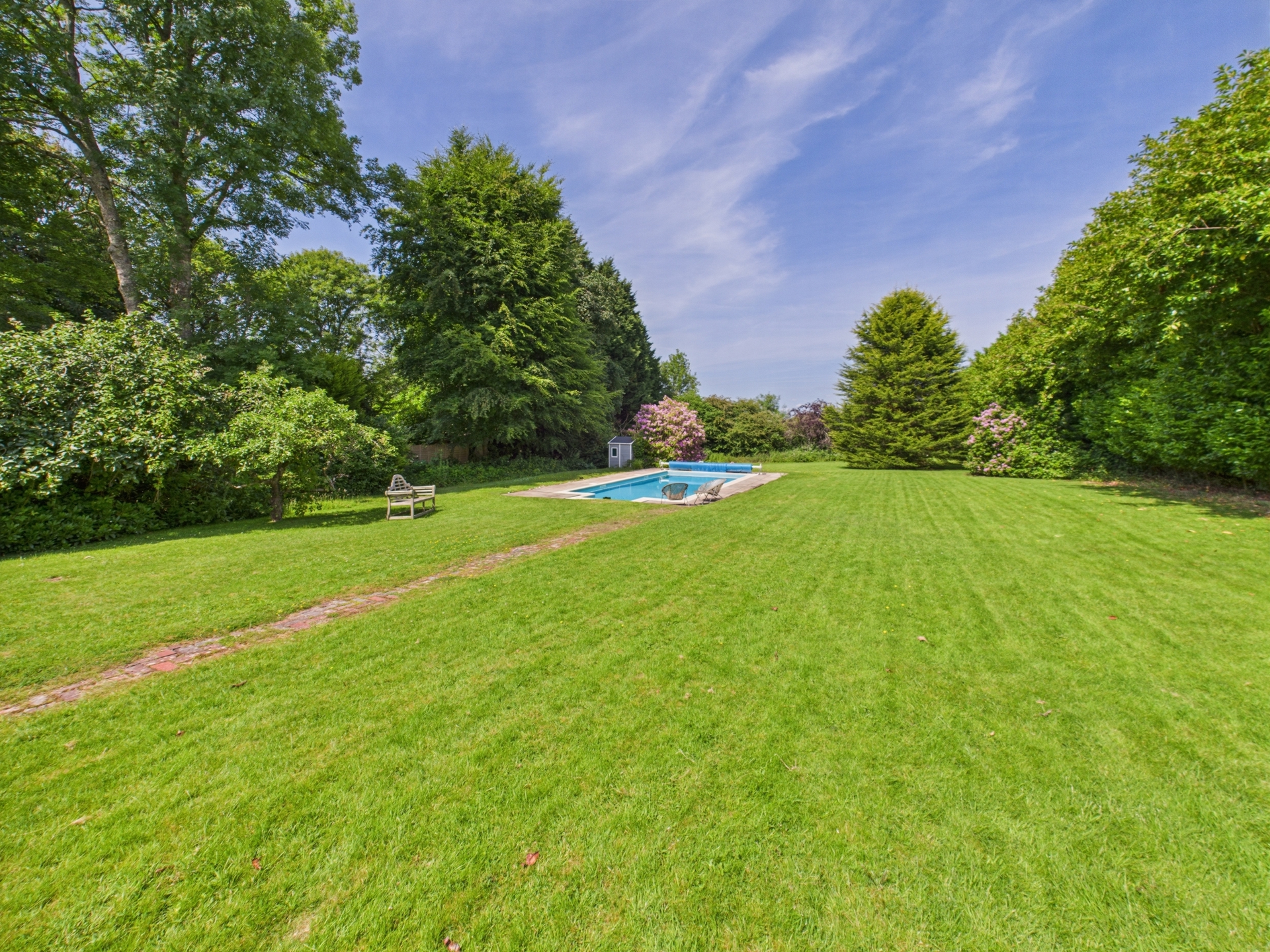 Rear garden