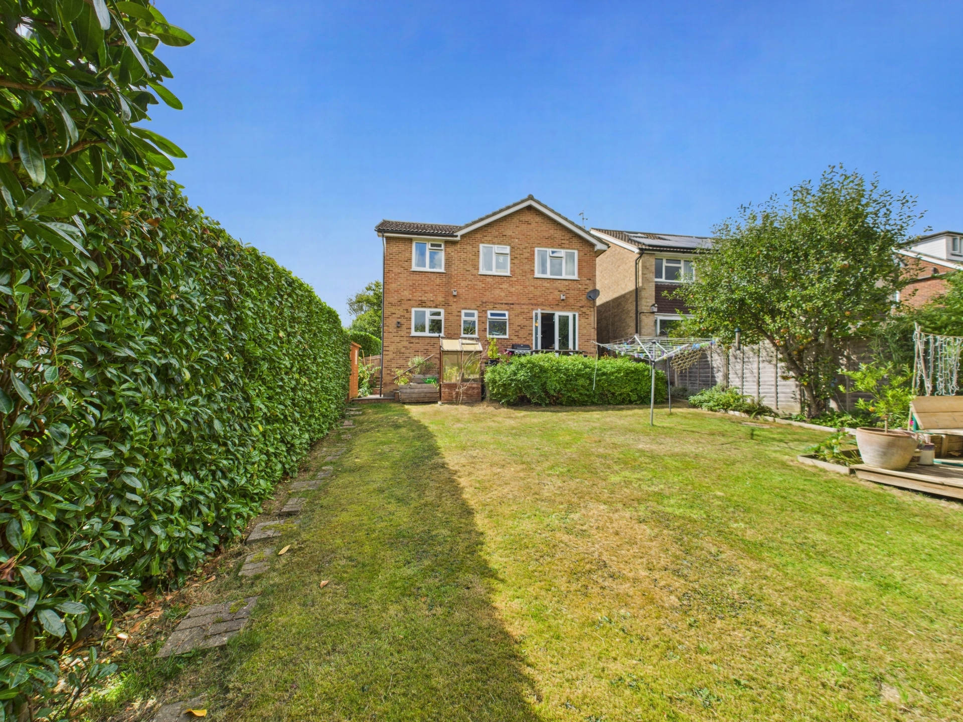 rear of house