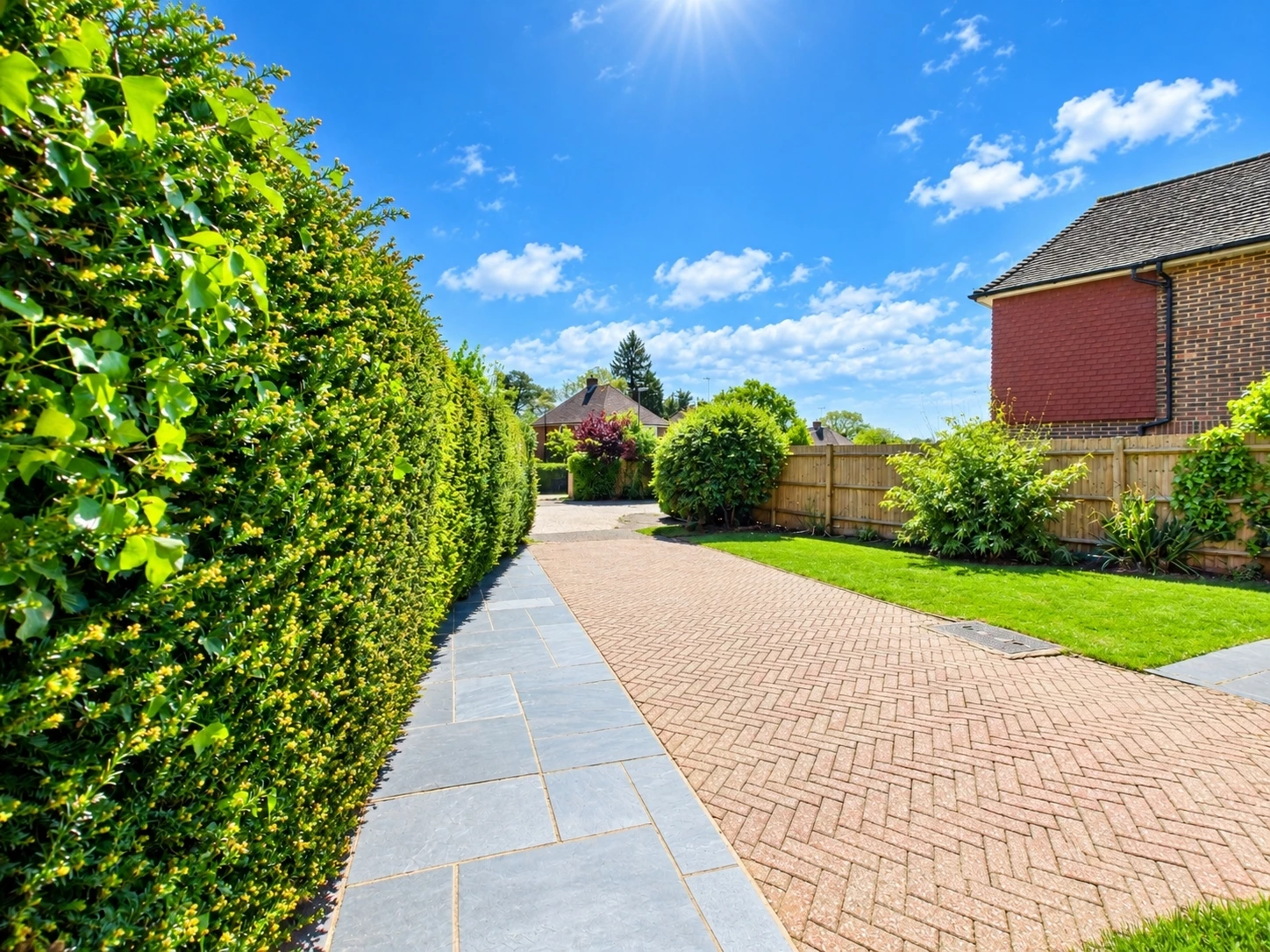 front driveway