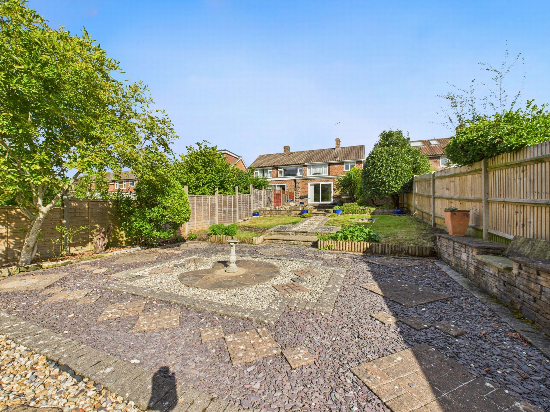 Rear of house