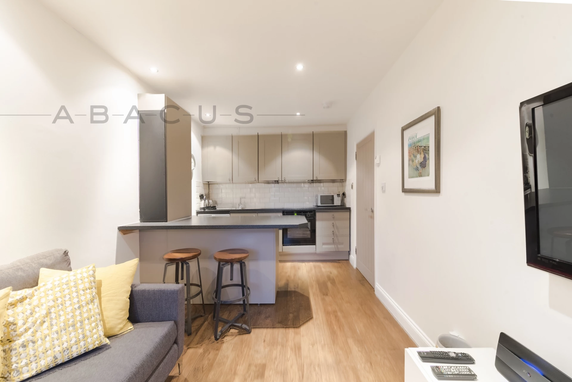 Reception and Kitchen
