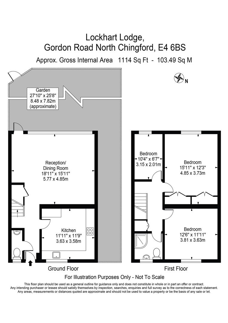 1 Lockhart Lodge, Gordon Road North Chingford, Lon