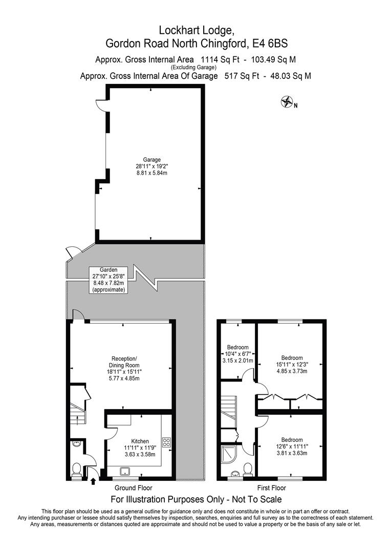 1 Lockhart Lodge, Gordon Road North Chingford, Lon