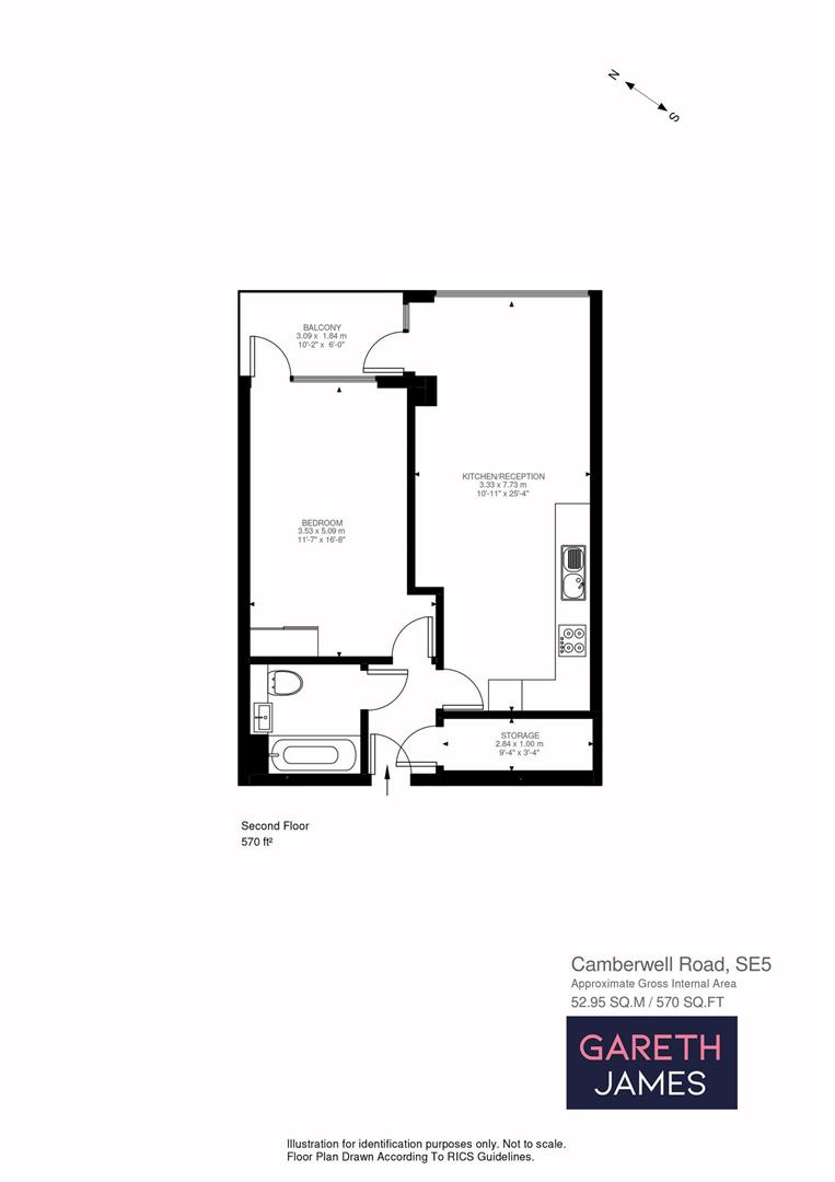 Flat 16 Squire Hse, Camberwell Road, SE5 0AY.jpg