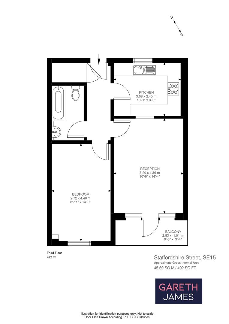 12 Gaumont House, 1 Staffordshire Street, SE15 5TS