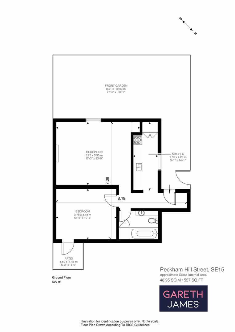 Flat 1, 1 Peckham Hill Street, London, SE15 6BN.1