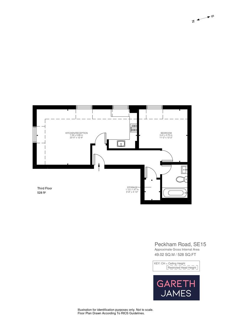 Flat 8 Walmer Castle Court, Peckham Road, SE15 5BE