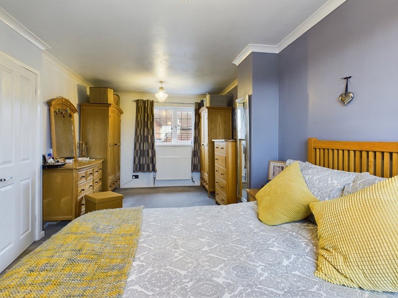 Master bedroom with dressing area