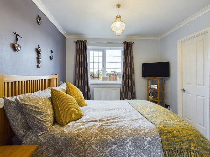 Master bedroom with dressing area and ensuite