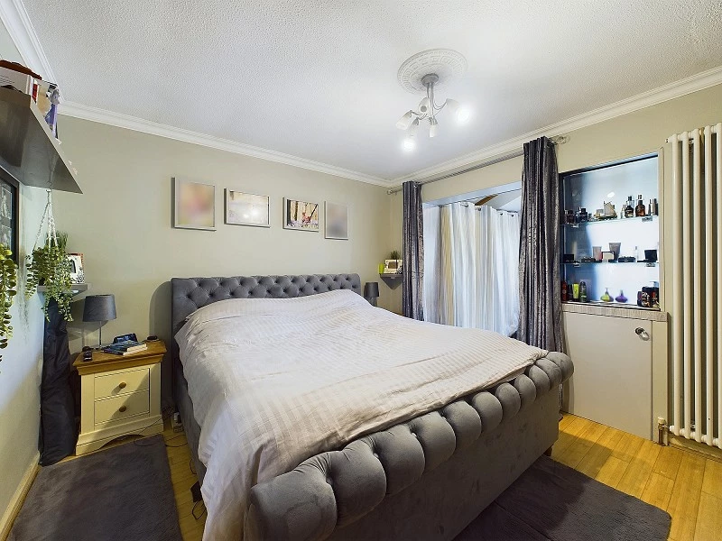 Master bedroom with dressing area and en-suite sho