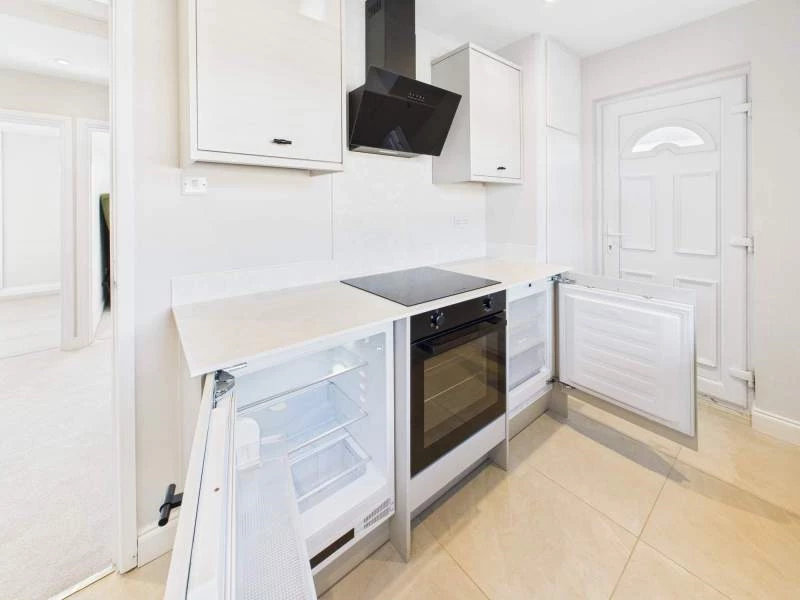 Kitchen fridge and freezer