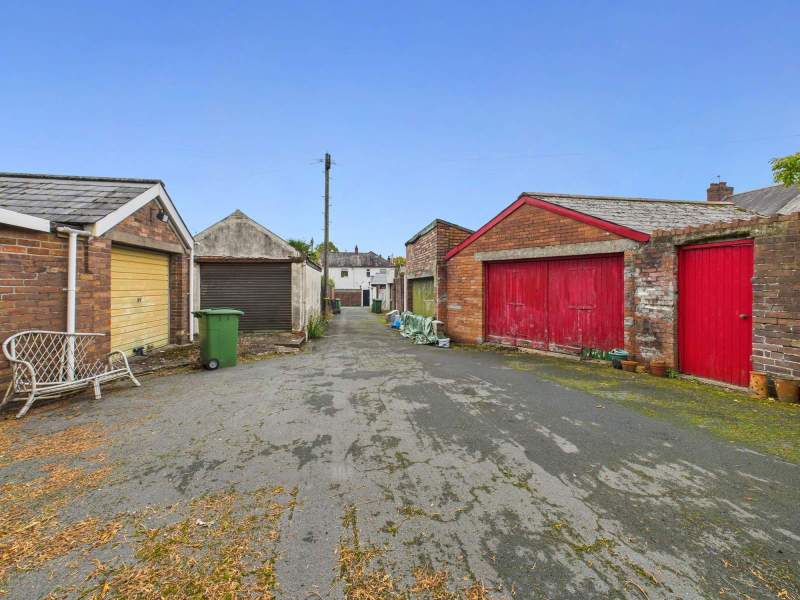 Rear entrance
