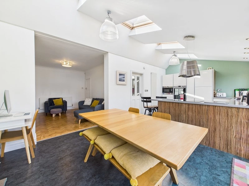 Kitchen/family/dining area