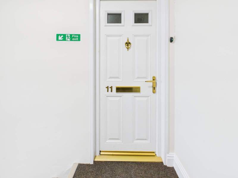 Entrance to property