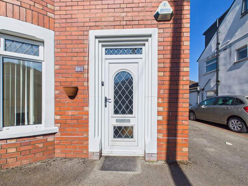 Entrance to property