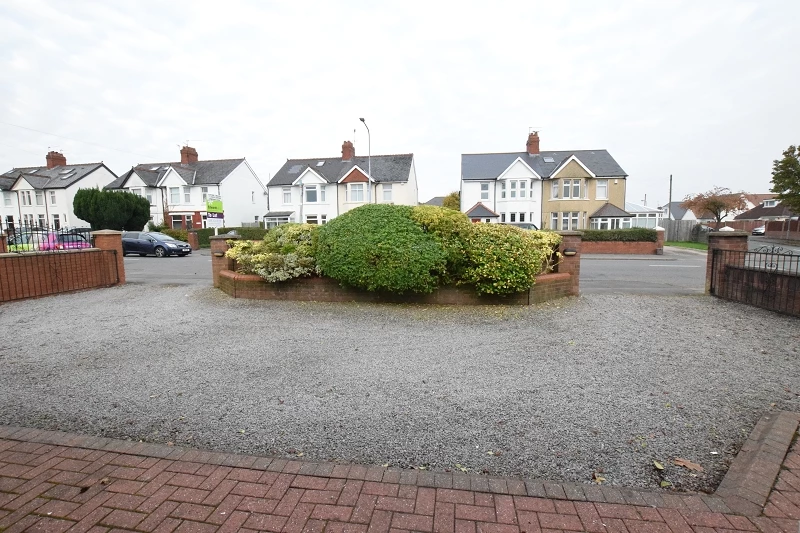 Driveway and entrance