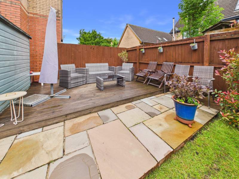 Decked Sitting Area