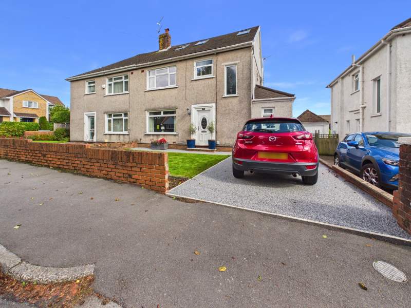 Driveway and entrance