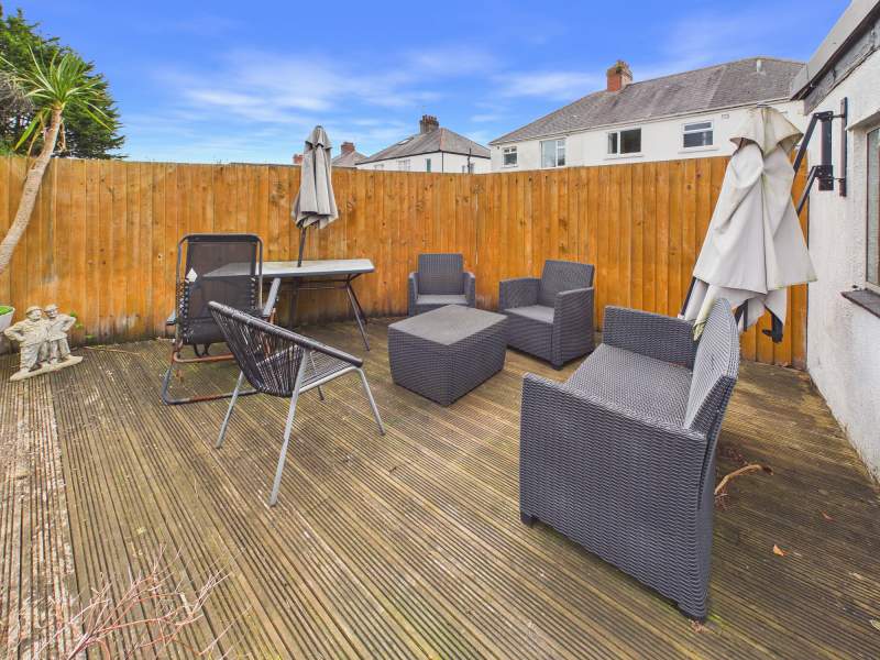 Decked Sitting Area