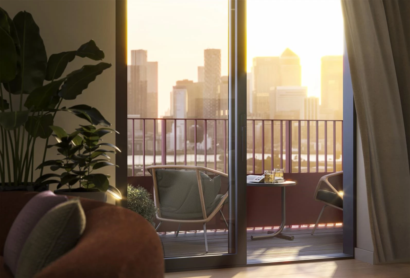 Peninsula Gardens - Parkview Balcony View Vignette