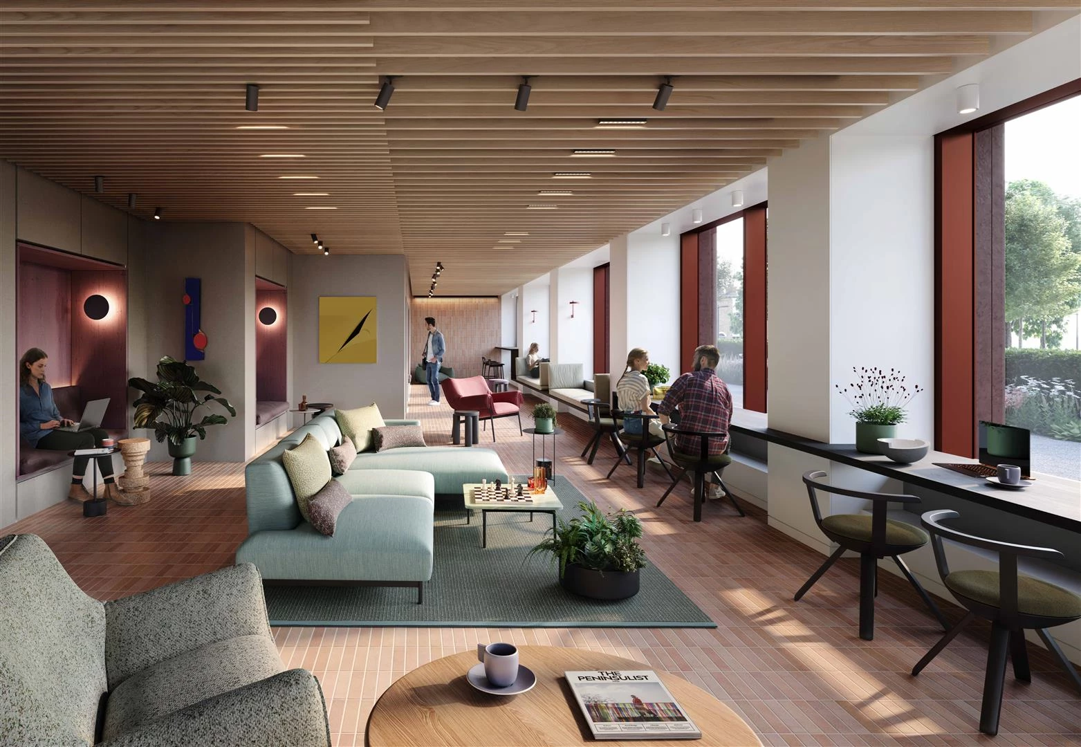Peninsula Gardens - Parkview Residents Lobby CGI.j