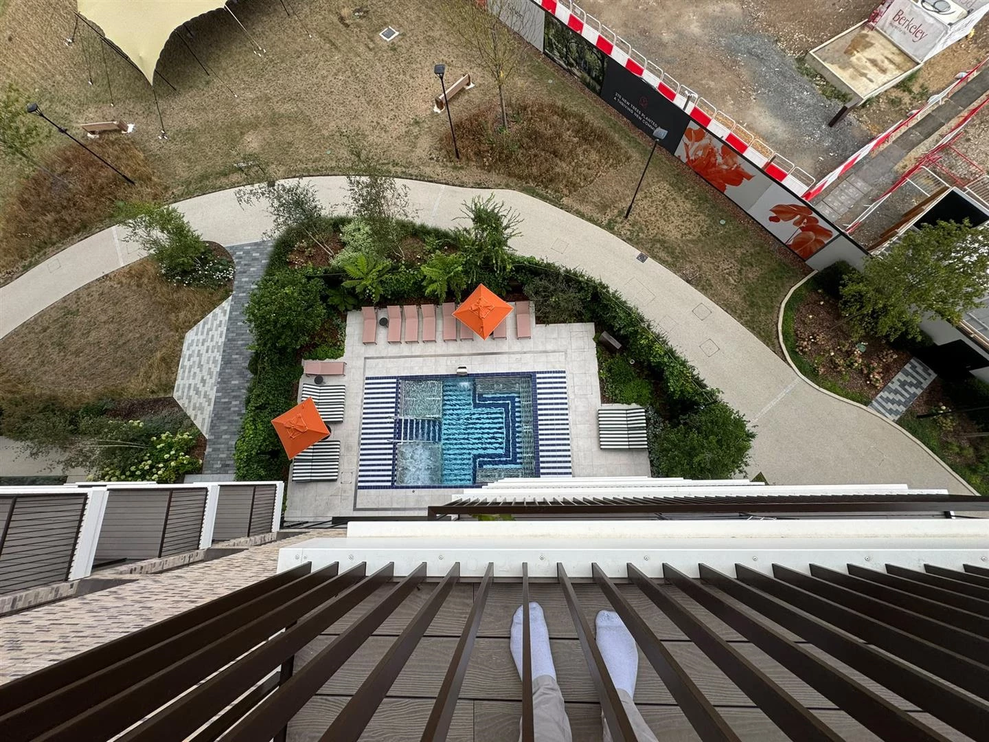 Outside pool