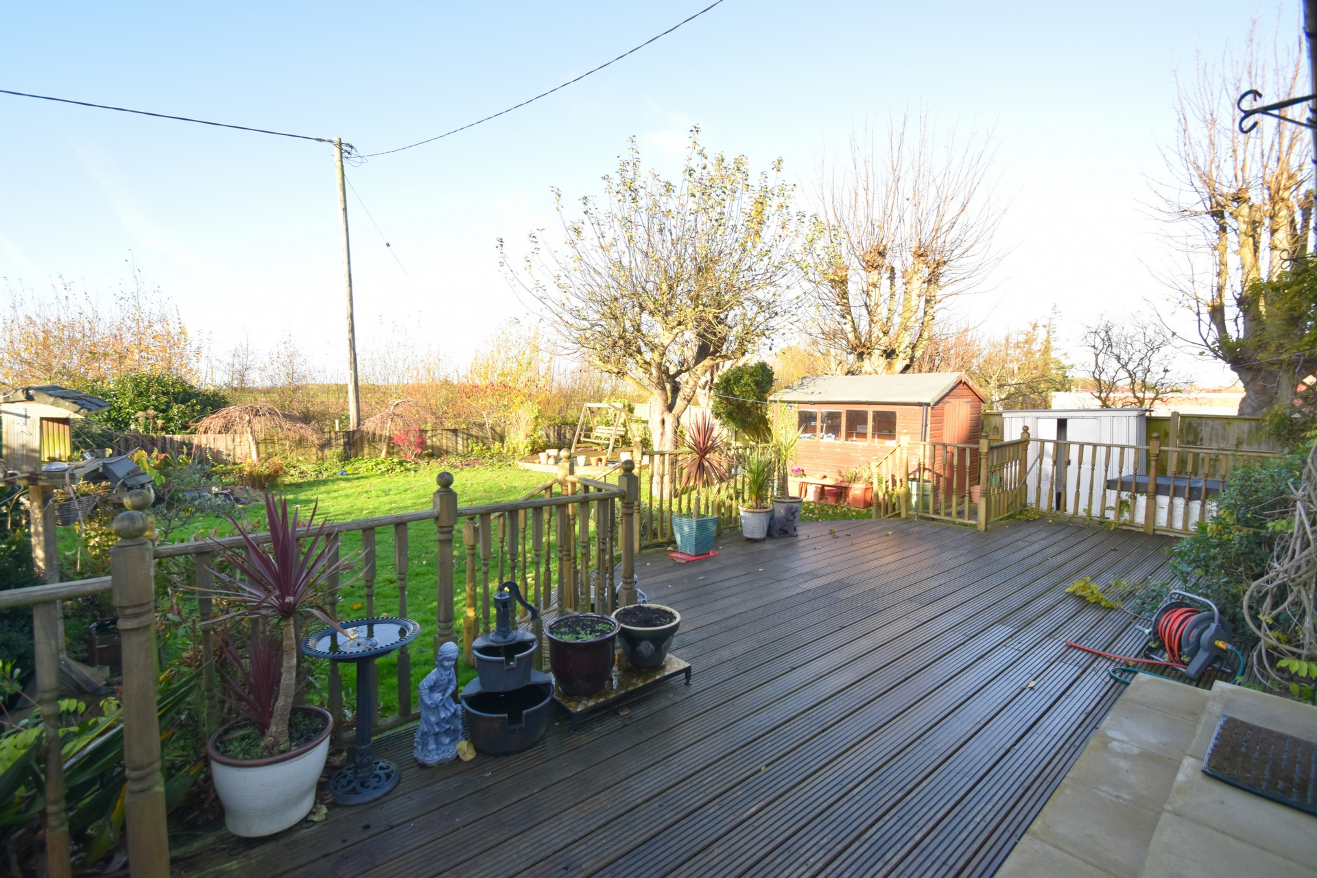 rear decking/garden