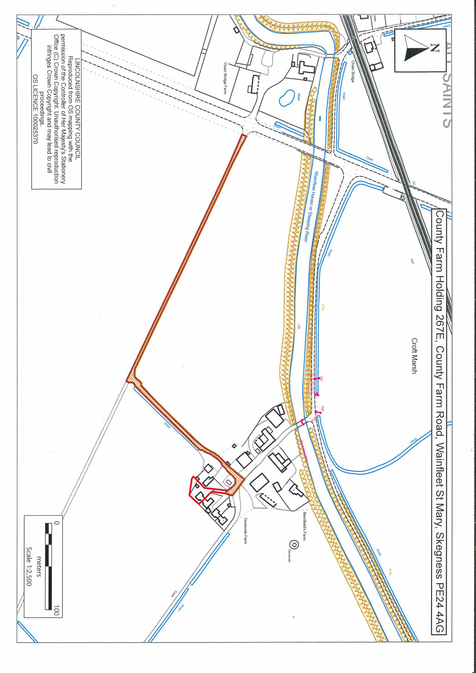 access and plot boundary