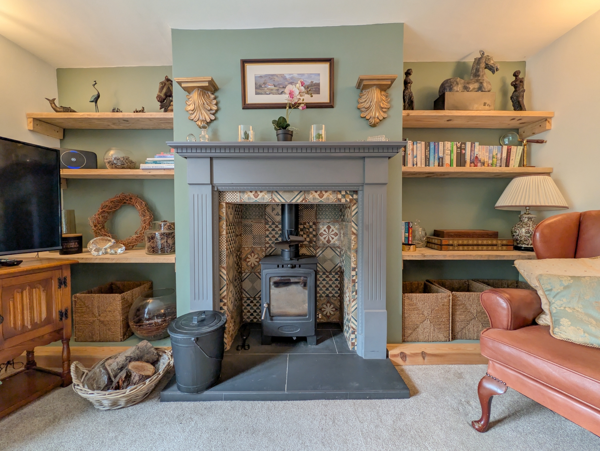 fireplace