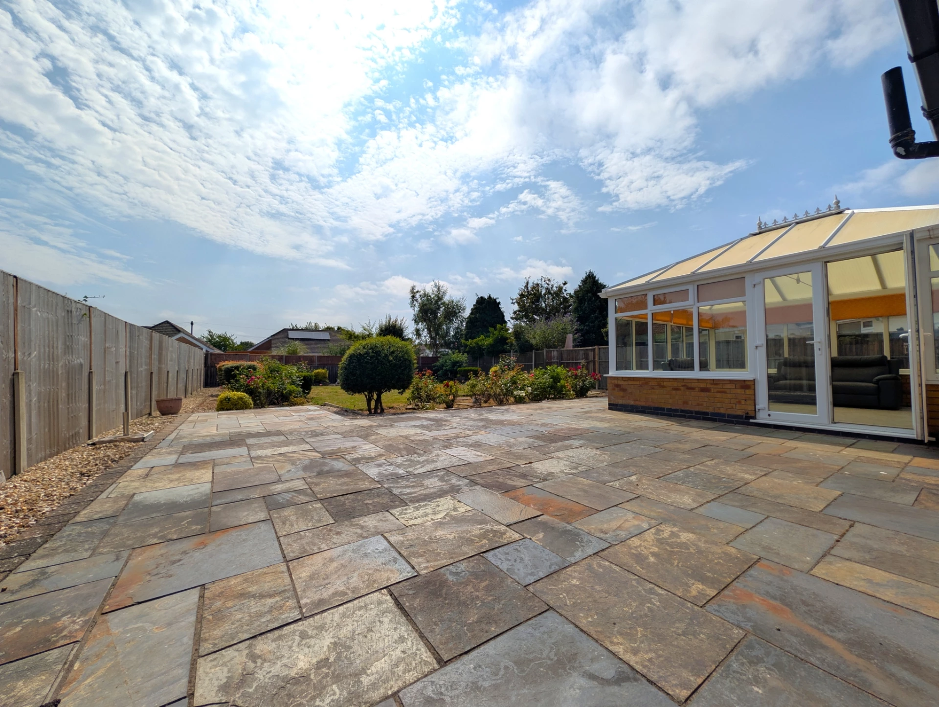 rear patio