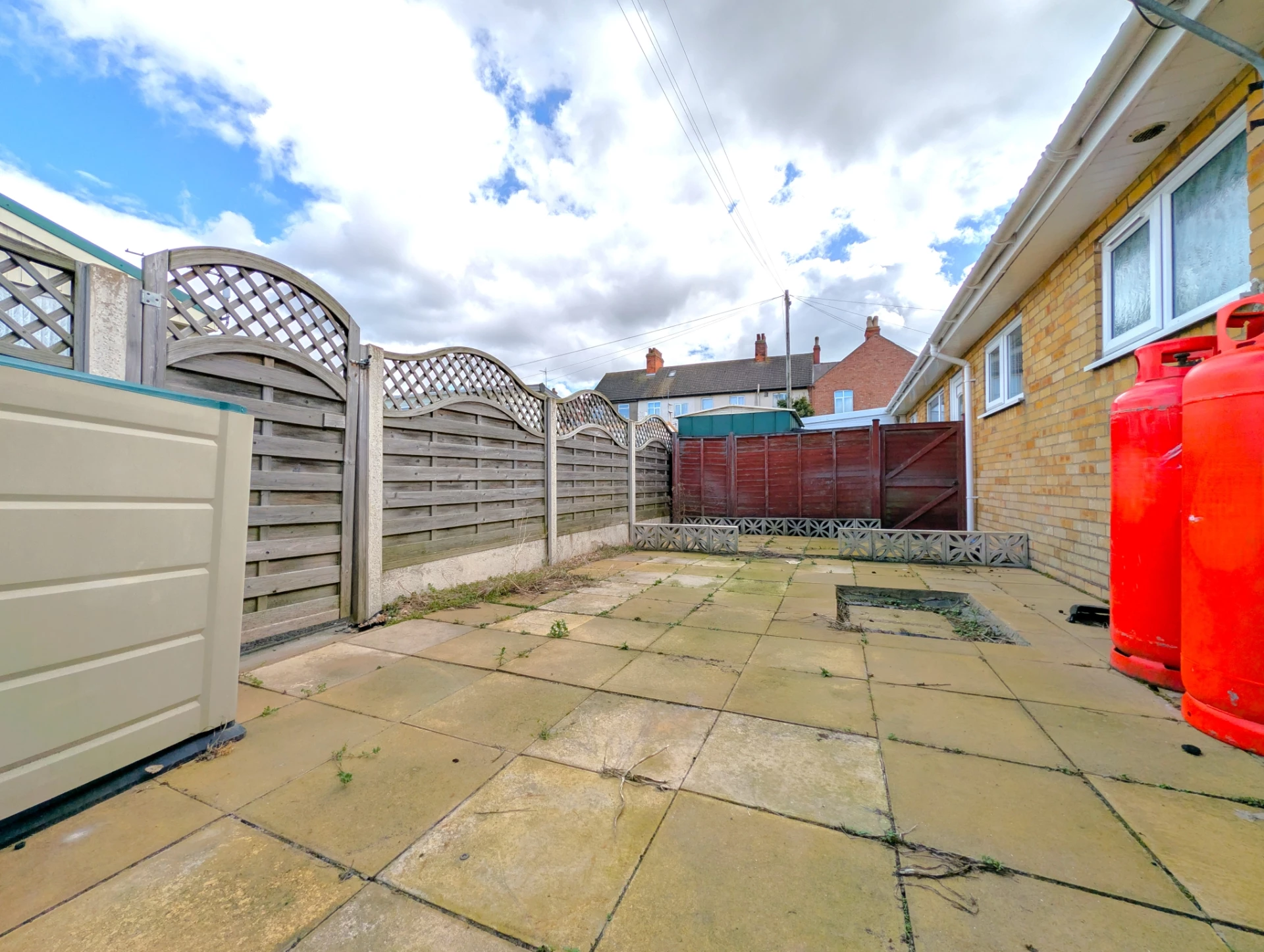 rear courtyard