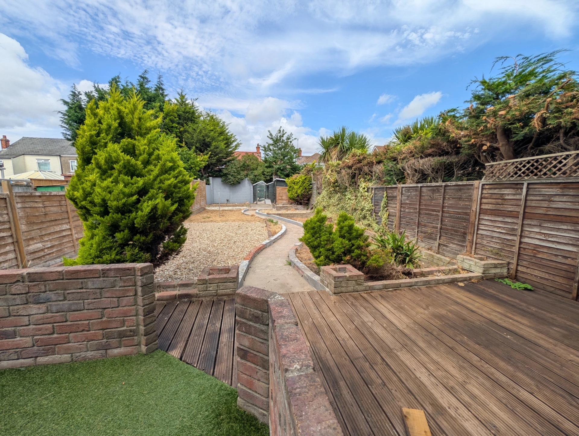 rear garden