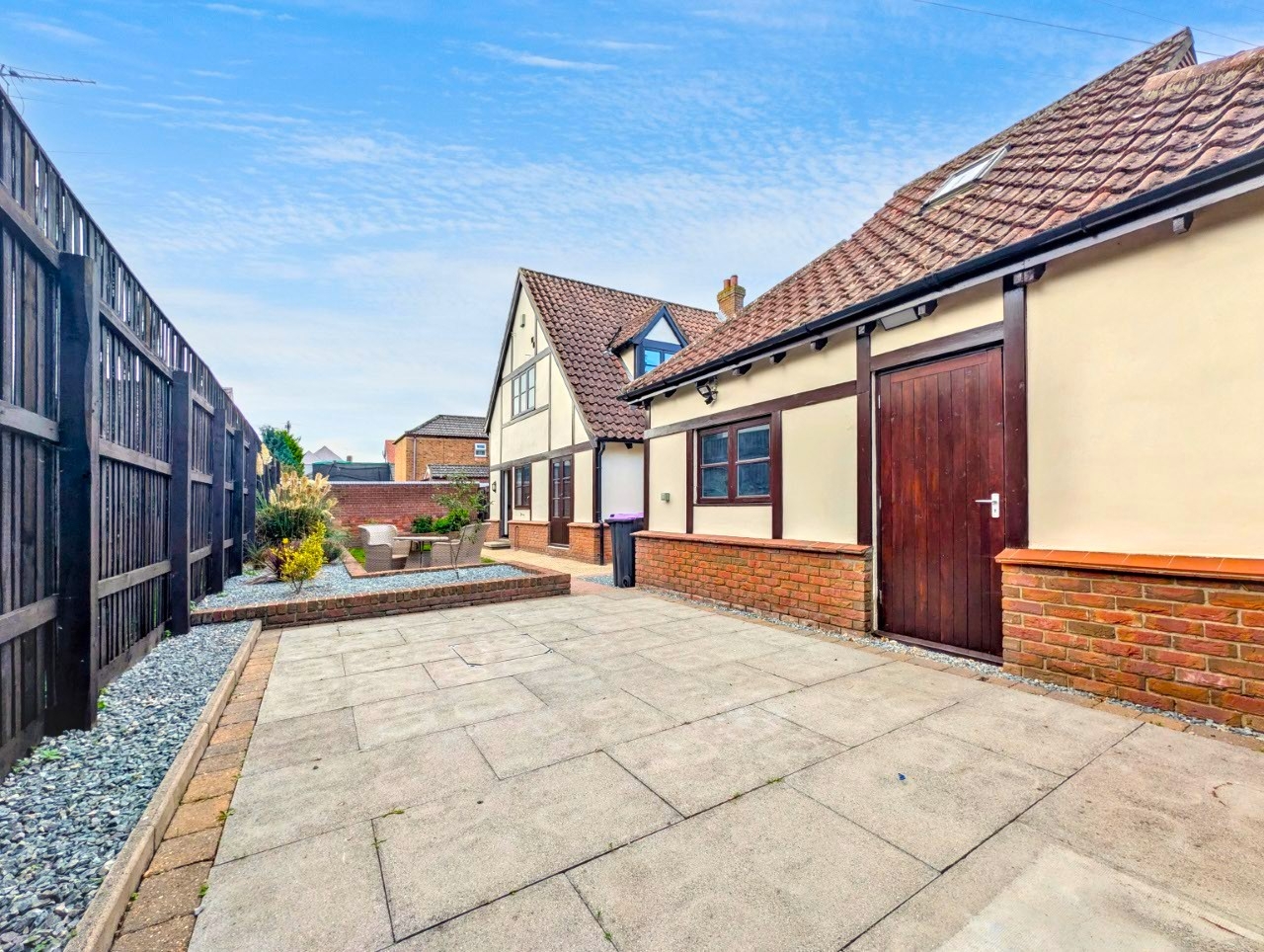 rear courtyard