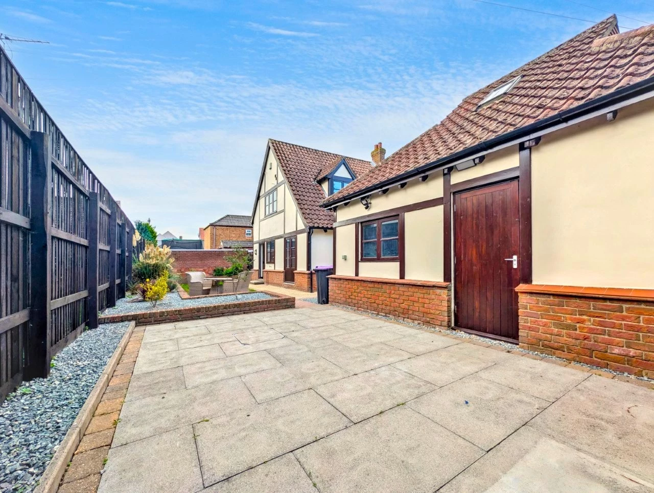rear courtyard