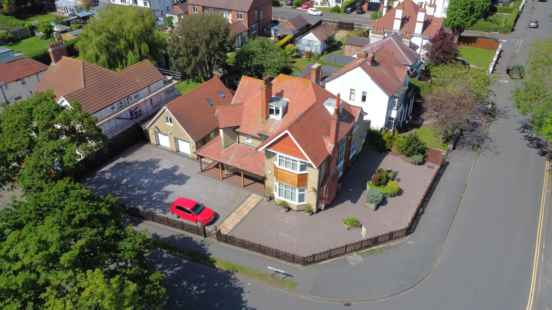 aerial view