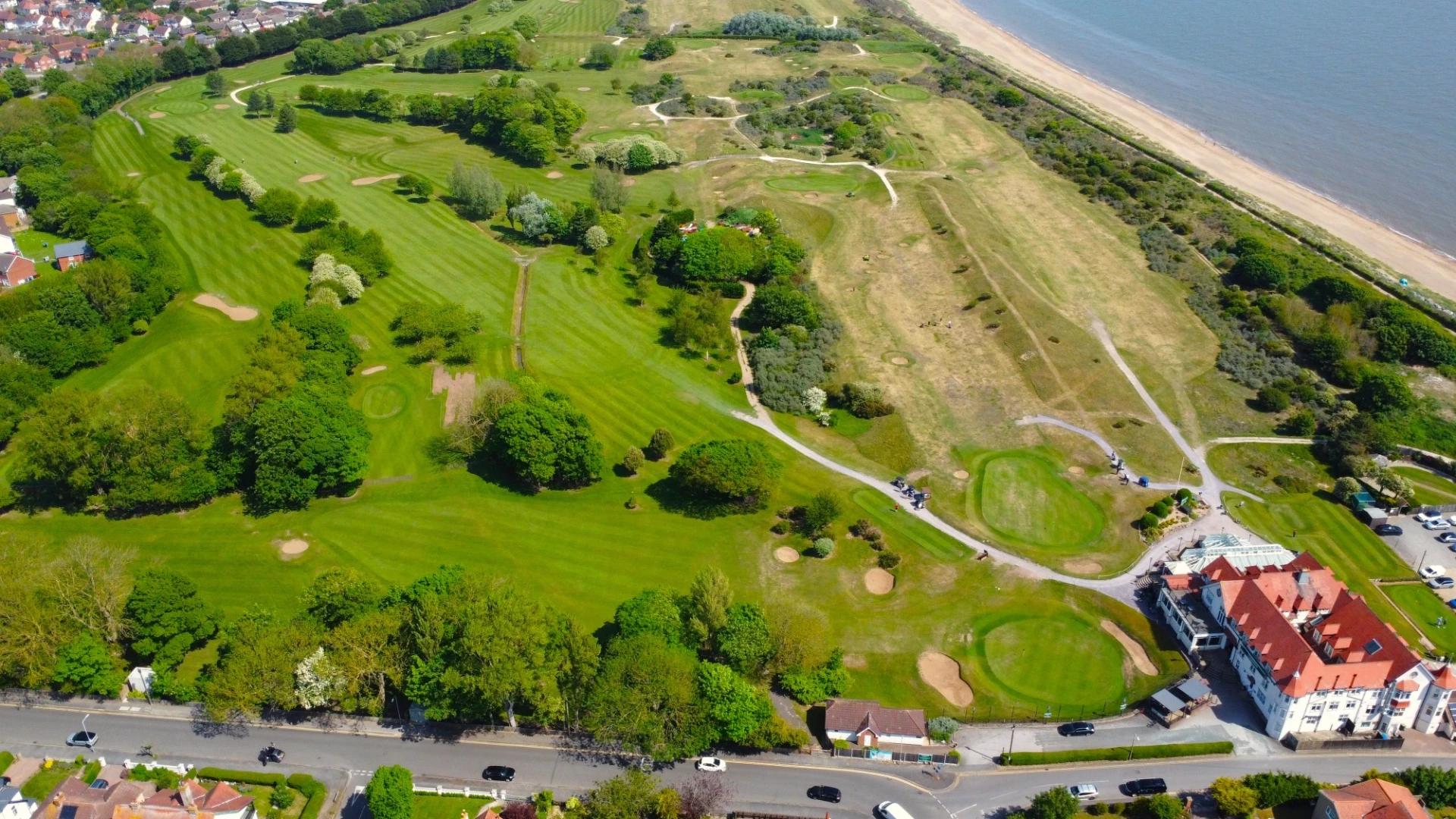 view over golf course