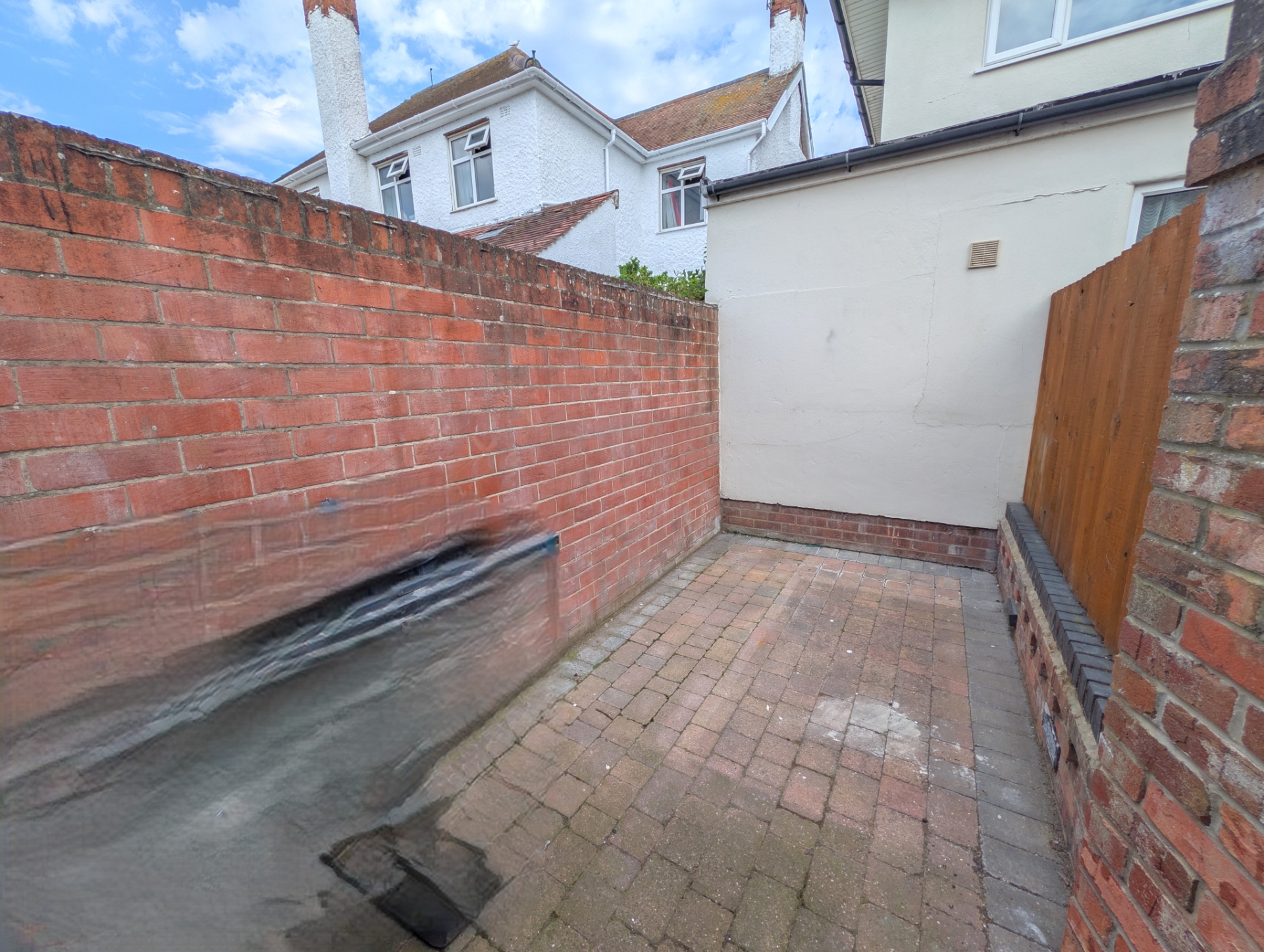 rear courtyard