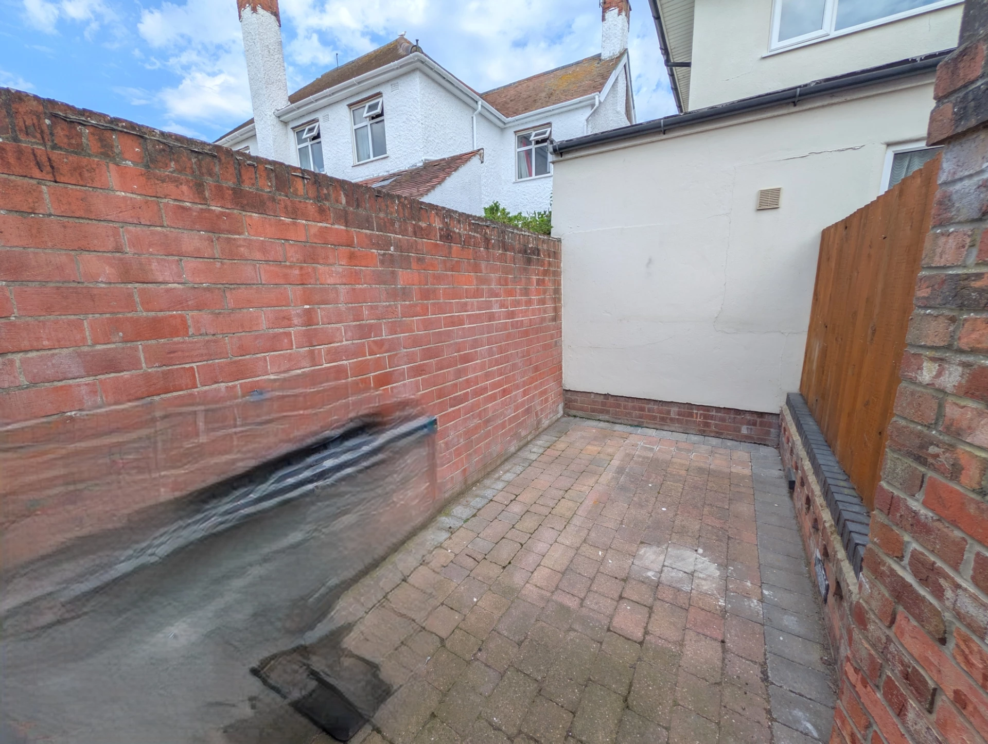 rear courtyard