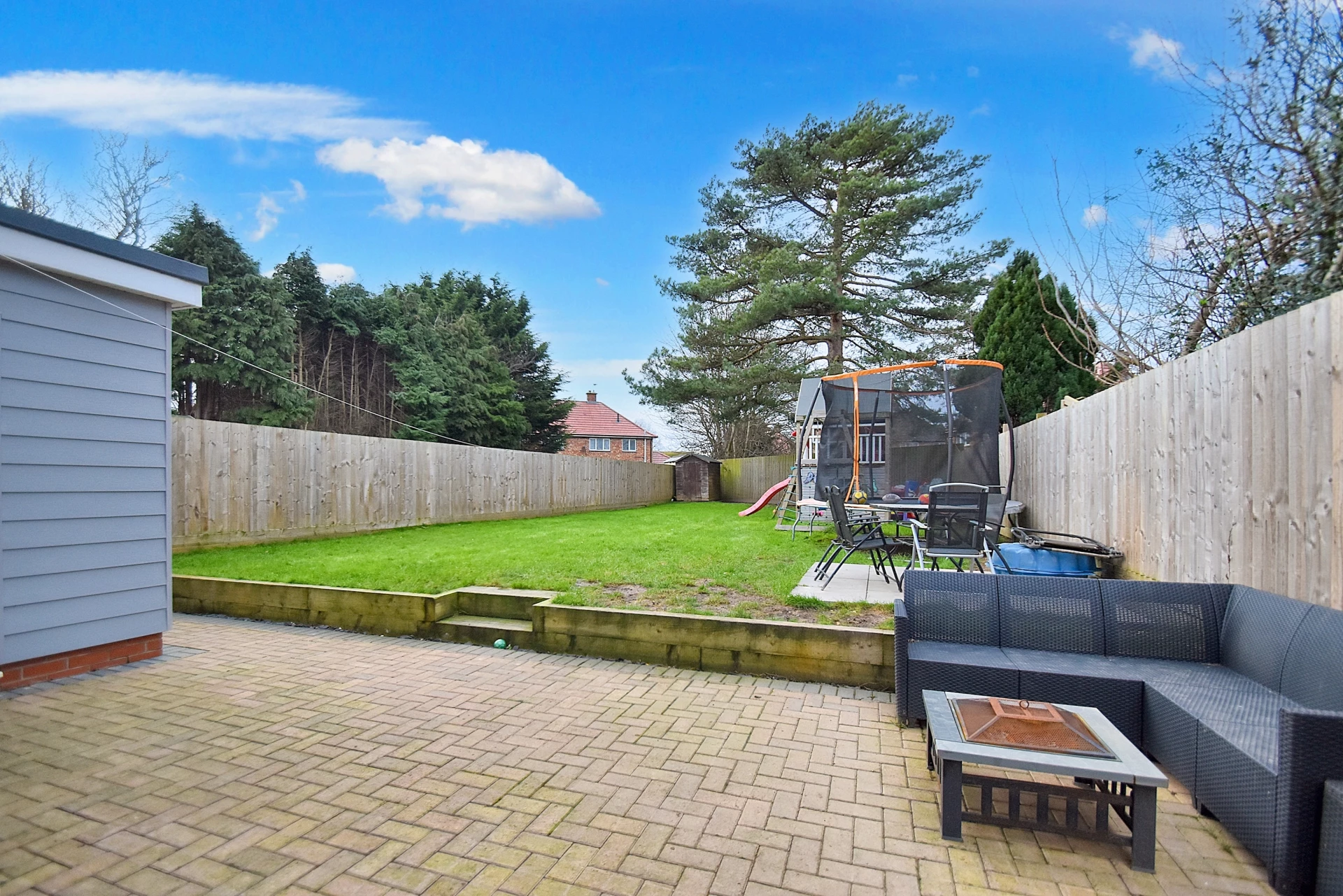 rear garden (summer before shed)