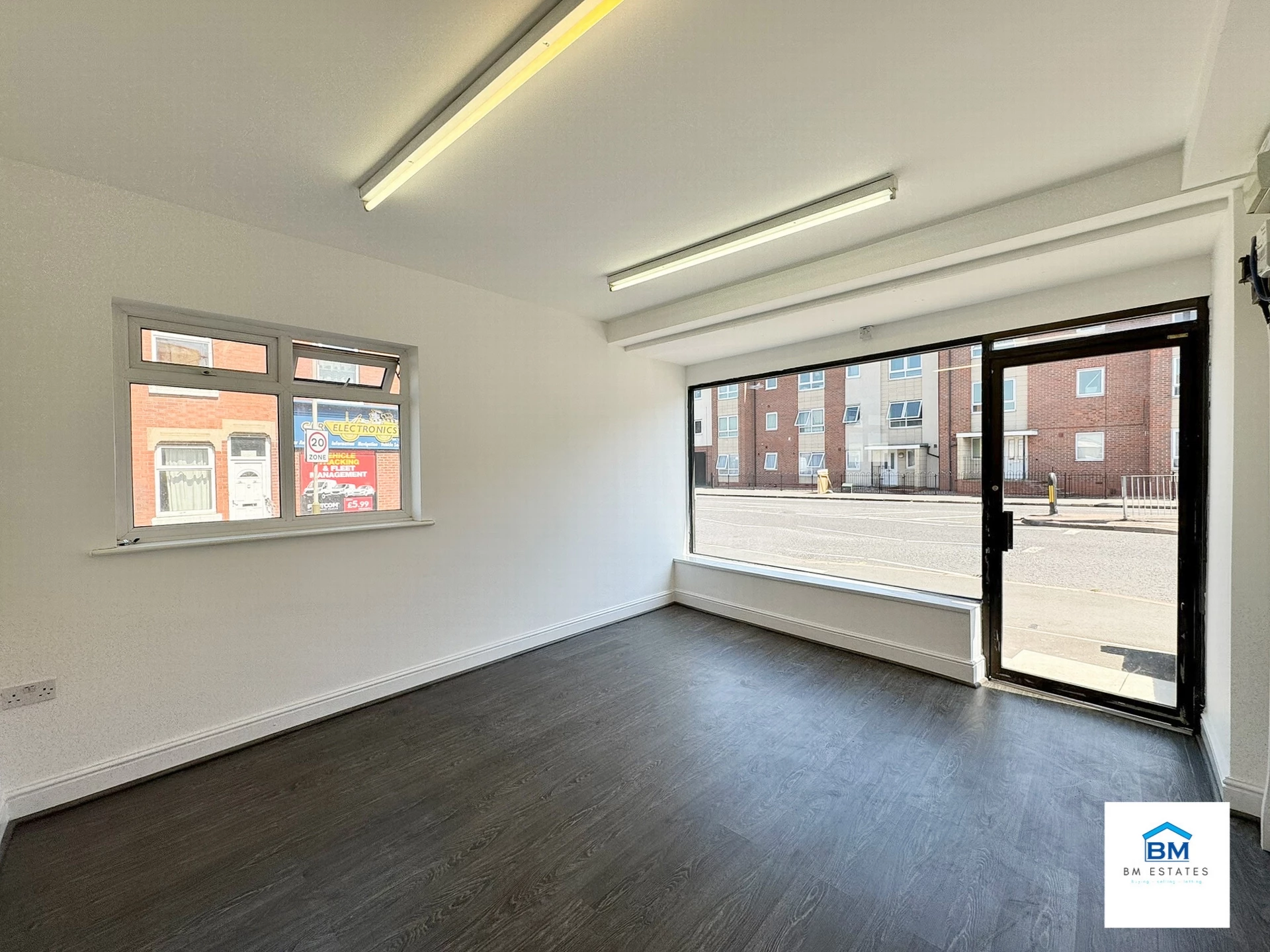 Shop facing main road