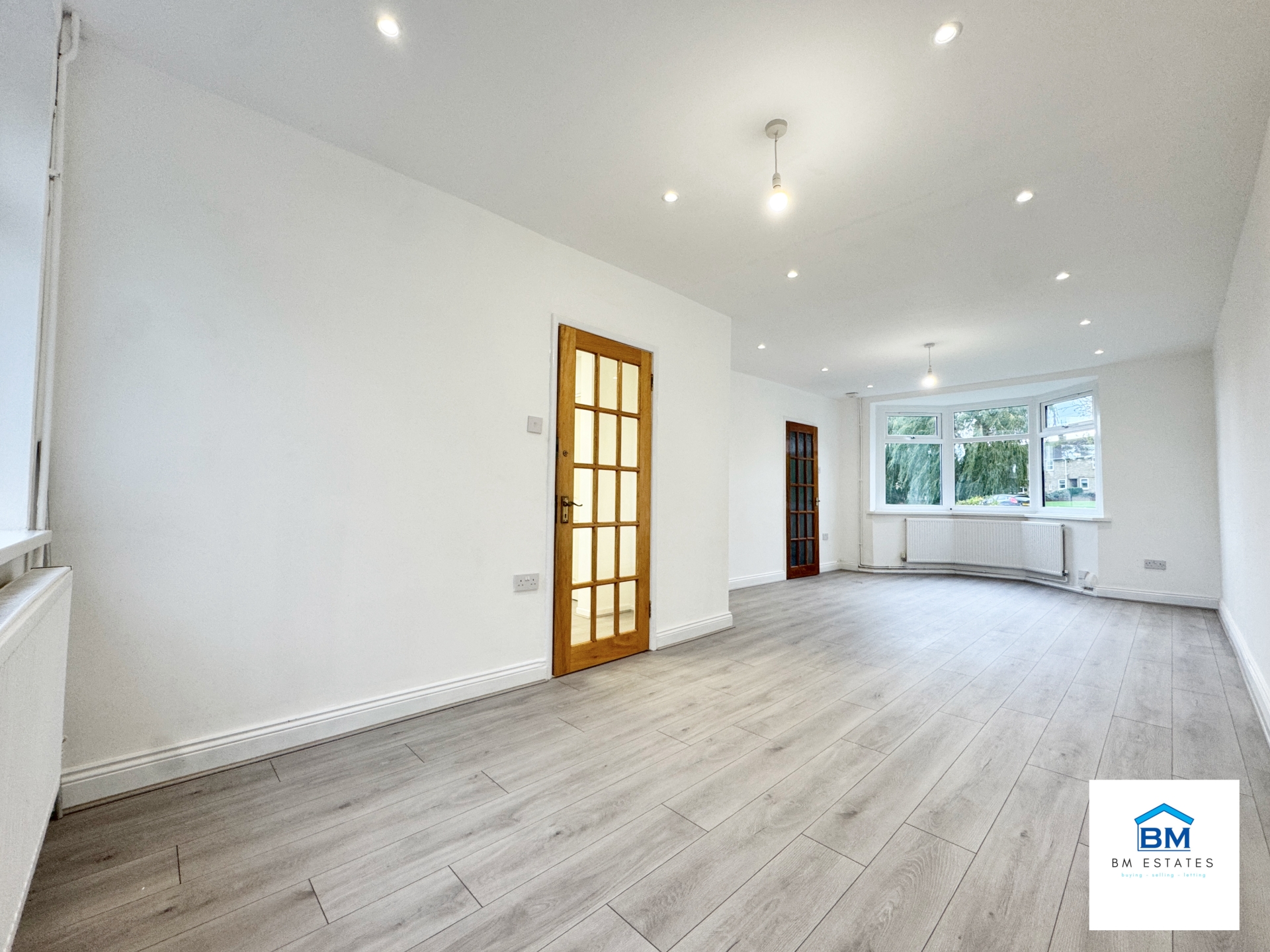 Reception facing window