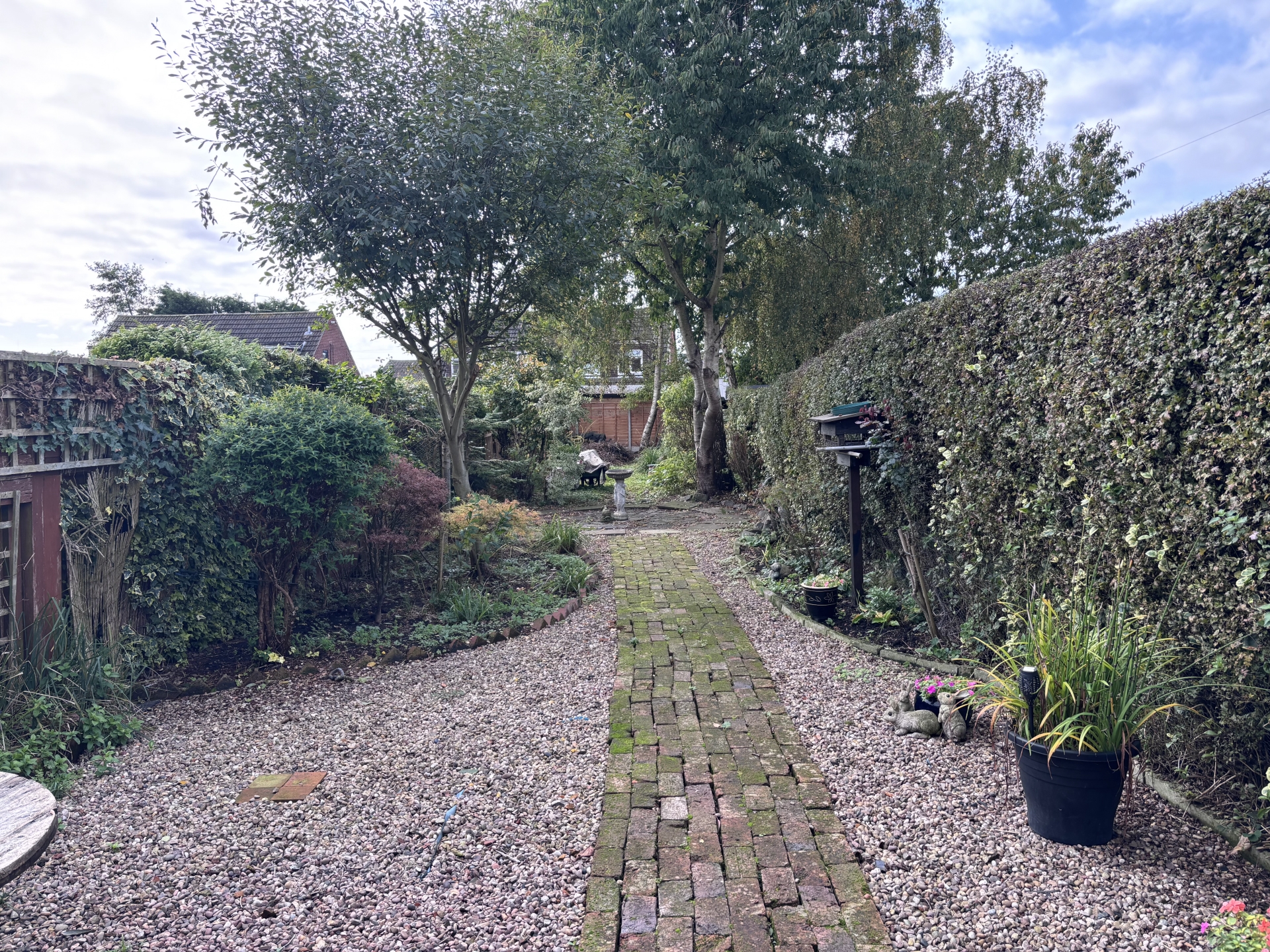 Rear garden