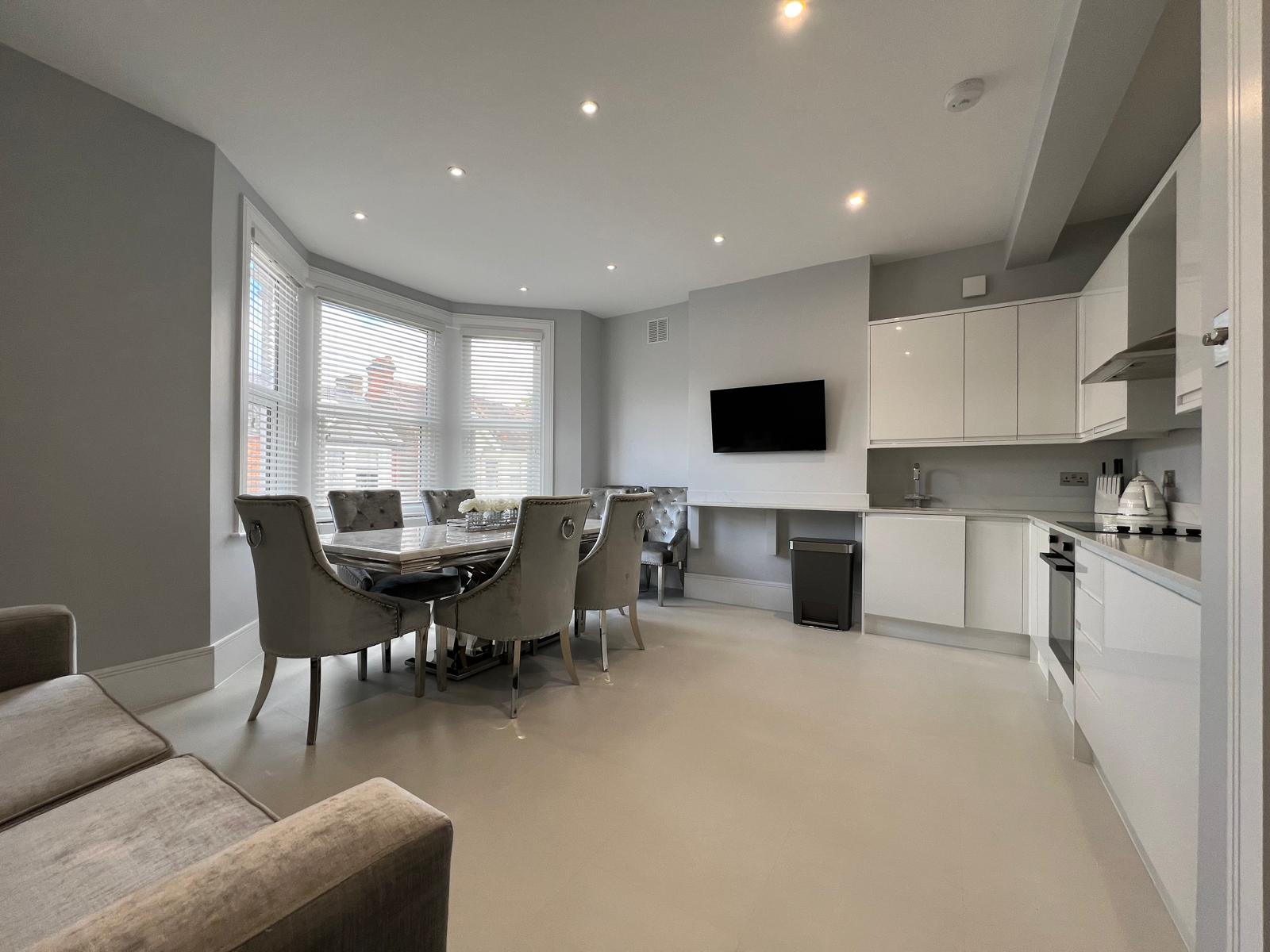 Open plan kitchen