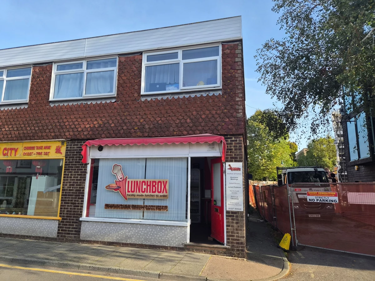 Front of shop