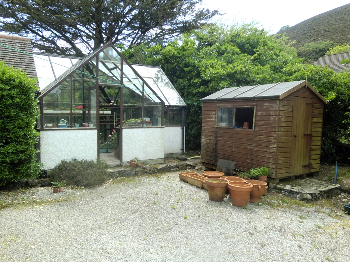 Grrenhouse and Shed