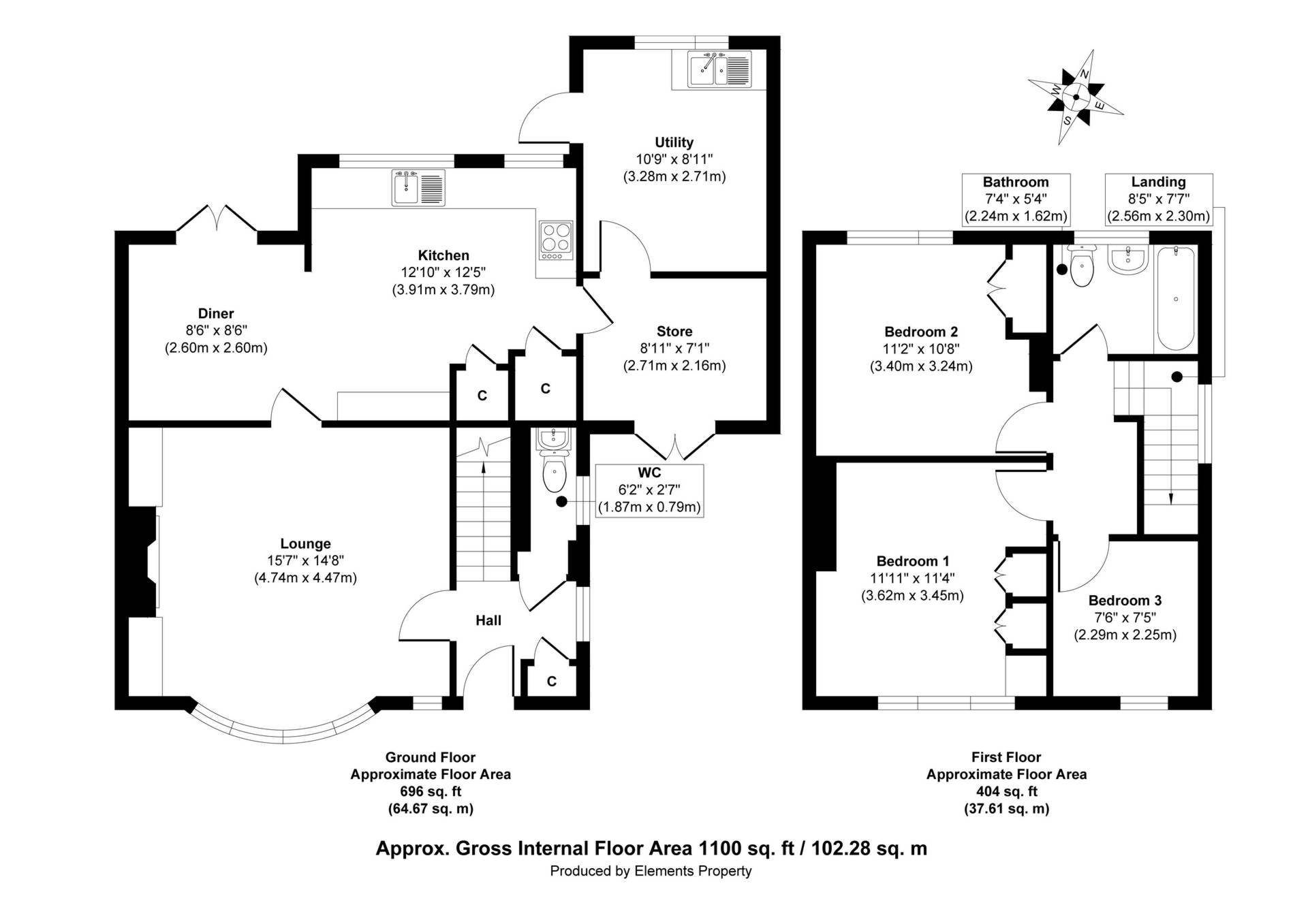Floor Plan - Allington Drive - Indigo Greens Estate Agents