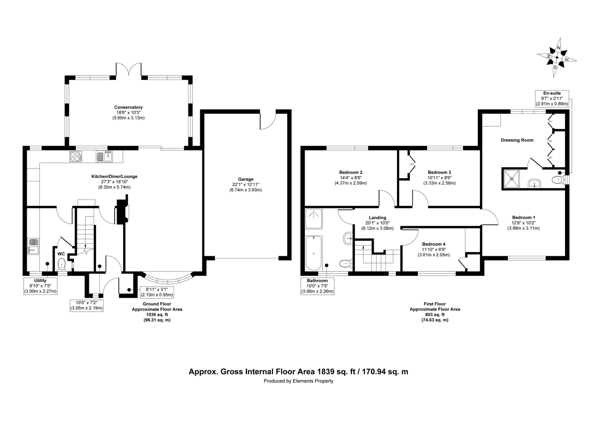 Floor Plan 1 - Wharfe Drive, York